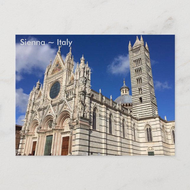 Cathedral of Santa Maria Assunta, Sienna, Italy Postcard (Front)