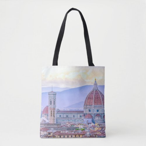 Cathedral of Santa Maria del Fiore Artwork  Tote Bag