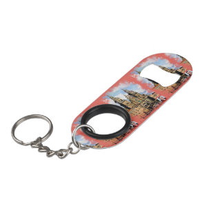 Cathedral of Santiago de Compostela (A Coruña) Keychain Bottle Opener