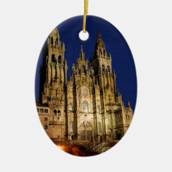 Cathedral Of Santiago De Compostela Ceramic Ornament by Funkyworm at Zazzle