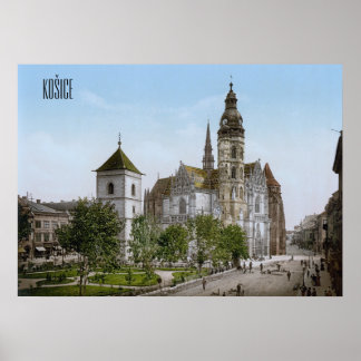 Cathedral of St. Elizabeth in Košice Poster