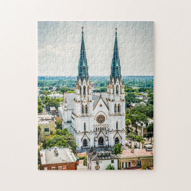 Cathedral of St. John  Savannah puzzle (Vertical)