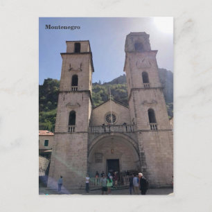Cathedral Of St. Tryphon, Kotor, Montenegro Postcard