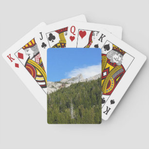 Cathedral Peak at Tenaya Lake, Yosemite, CA Poker Cards