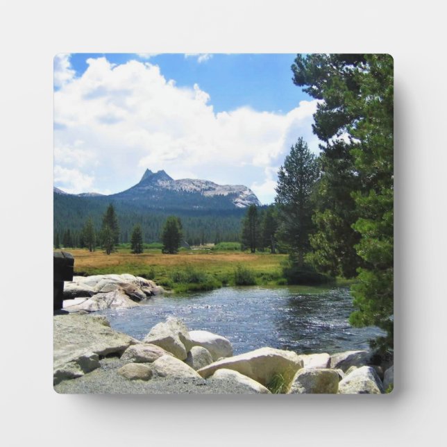 Cathedral Peak in Tuolumne Meadows, Yosemite, CA Plaque (Front)