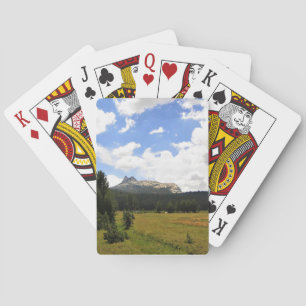 Cathedral Peak in Tuolumne Meadows, Yosemite, CA Poker Cards