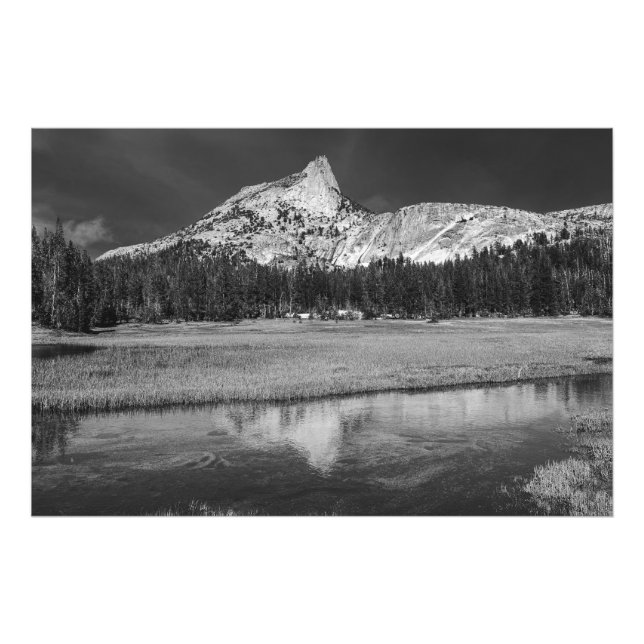 Cathedral Peak of Yosemite National Park Photo Print (Front)