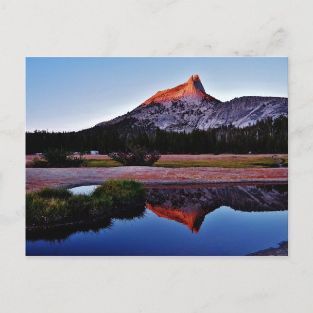 Cathedral Peak, Tuolumne Meadows, Yosemite,CA. Postcard (Front)