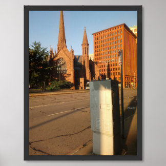Cathedral Place and Guaranty Building Framed Art