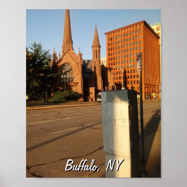 Cathedral Place and Guaranty Building Poster (Front)