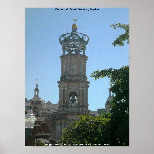 Cathedral, Puerto Vallarta, Mexico Poster (Front)