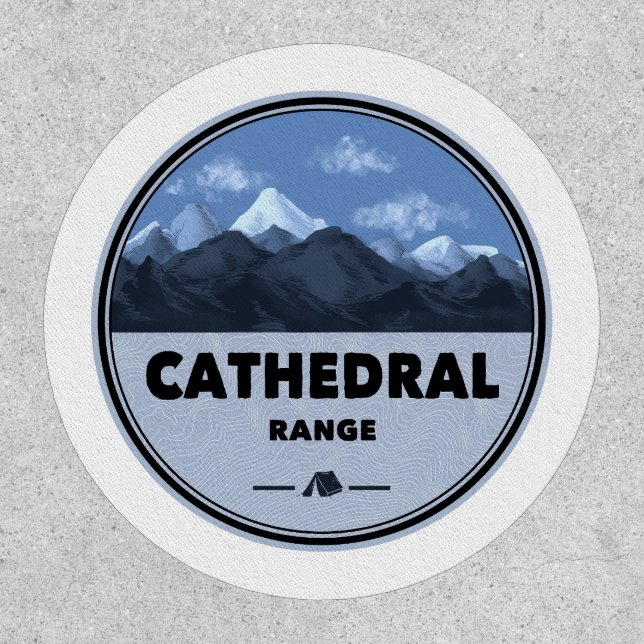 Cathedral Range California Camping Patch (Front)