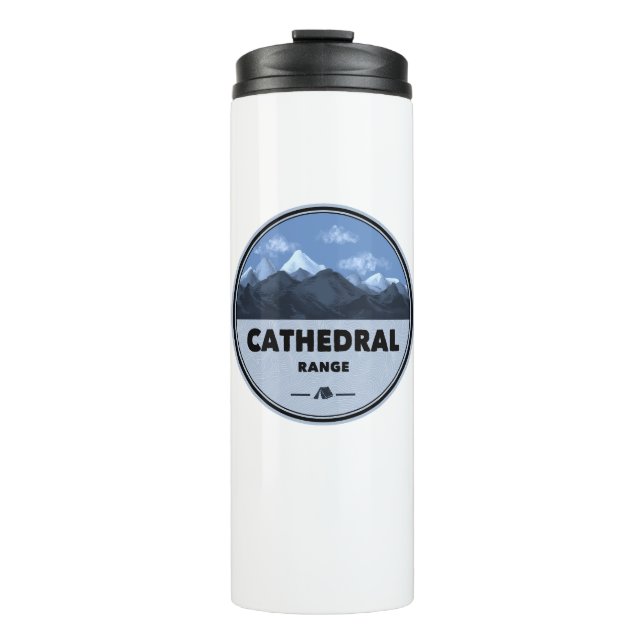 Cathedral Range California Camping Thermal Tumbler (Front)