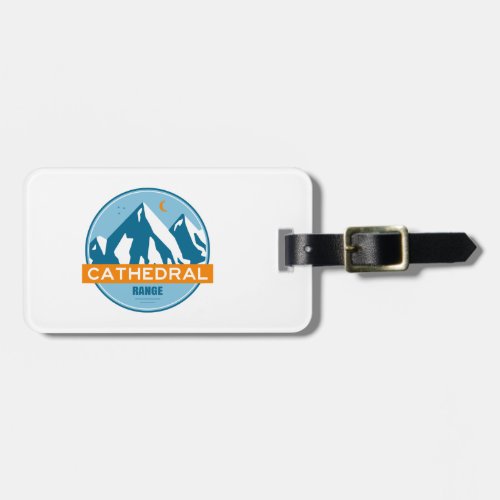 Cathedral Range California Luggage Tag