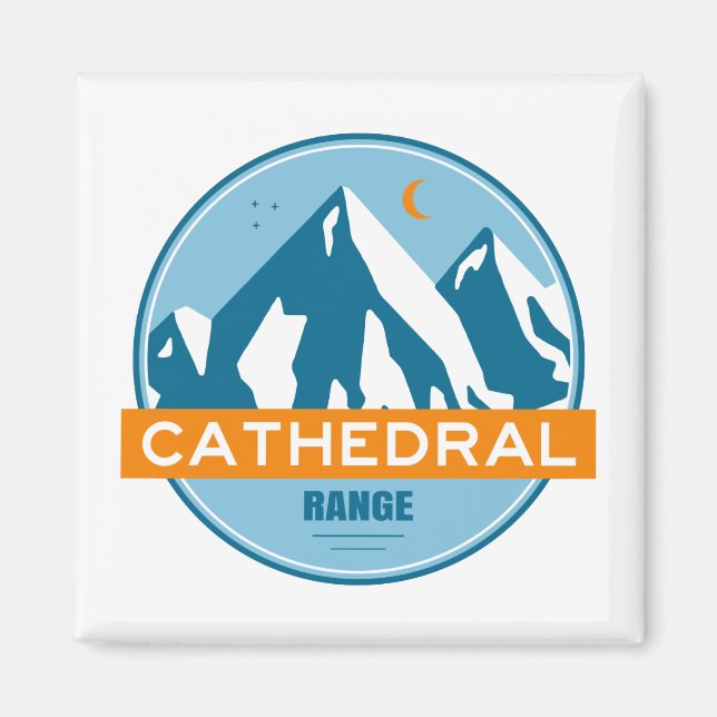 Cathedral Range California Magnet (Front)