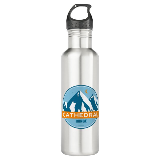 Cathedral Range California Stainless Steel Water Bottle (Front)