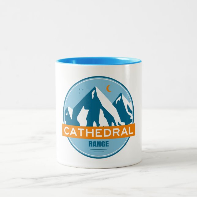 Cathedral Range California Two-Tone Coffee Mug (Center)