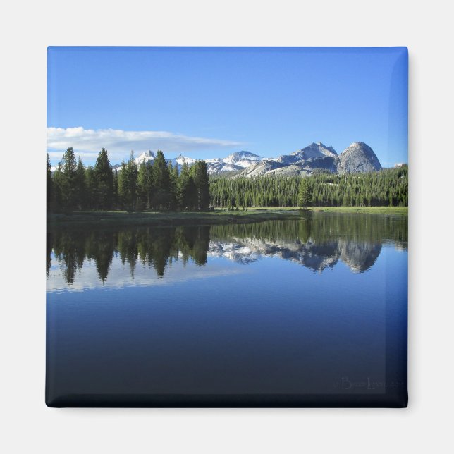 Cathedral Range Over Tuolumne River - Yosemite Magnet (Front)