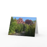 Cathedral Rock and Stream in Sedona Arizona Card