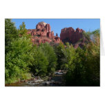 Cathedral Rock and Stream in Sedona Arizona Cards