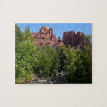 Cathedral Rock and Stream in Sedona Arizona Jigsaw Puzzle