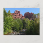 Cathedral Rock and Stream in Sedona Arizona Postcard
