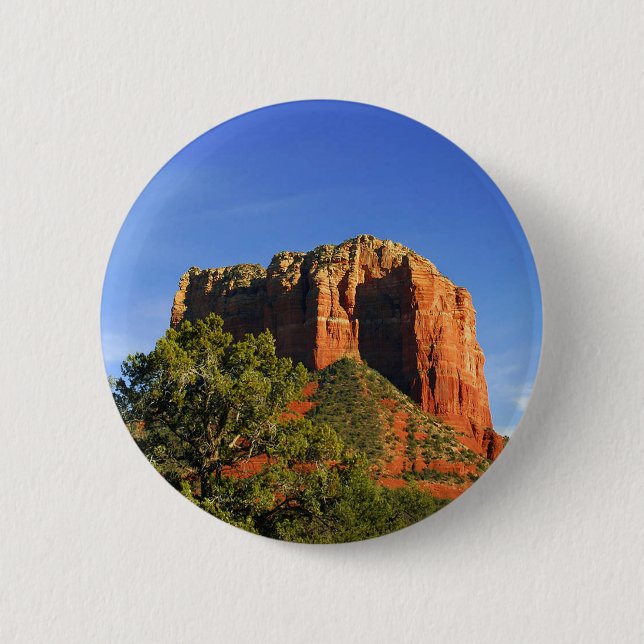 Cathedral Rock, Arizona Pinback Button (Front)