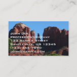 Cathedral Rock in Sedona Arizona Monument Business Card