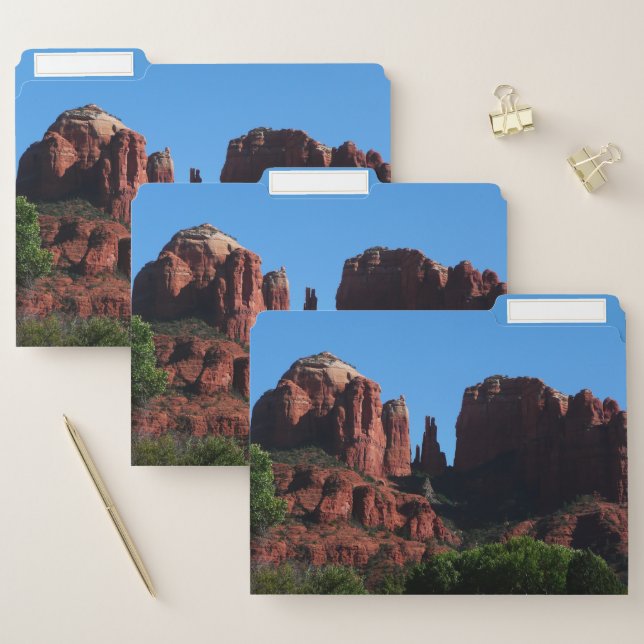 Cathedral Rock in Sedona Arizona Monument File Folder (Set)