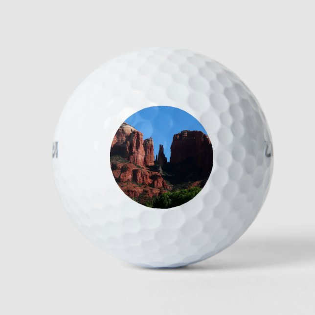 Cathedral Rock in Sedona Arizona Monument Golf Balls (Front)