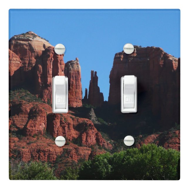 Cathedral Rock in Sedona Arizona Monument Light Switch Cover (In Situ)