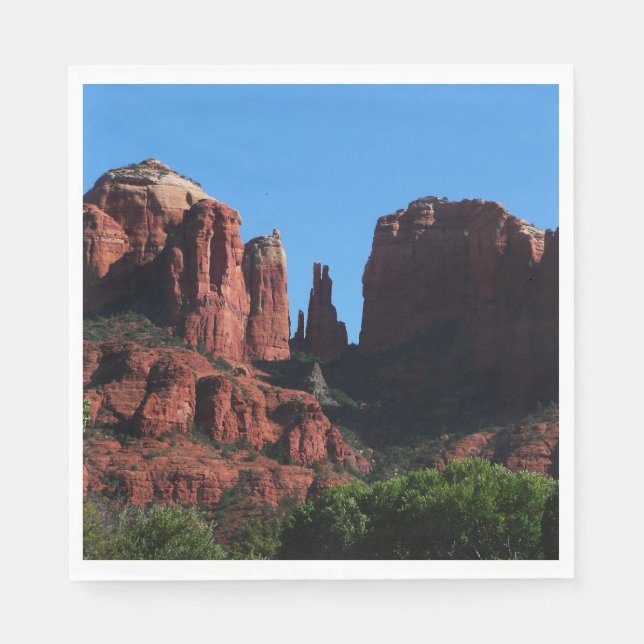 Cathedral Rock in Sedona Arizona Monument Paper Napkins (Front)