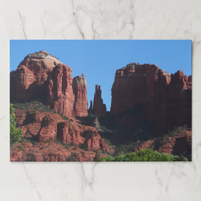 Cathedral Rock in Sedona Arizona Monument Paper Placemat (Front)