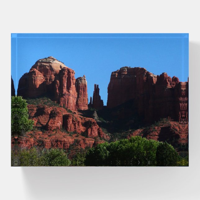 Cathedral Rock in Sedona Arizona Monument Paperweight (Front)
