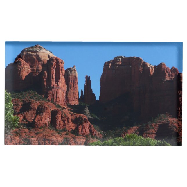 Cathedral Rock in Sedona Arizona Monument Place Card Holder (Front)