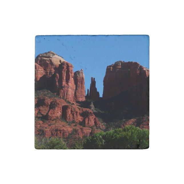 Cathedral Rock in Sedona Arizona Monument Stone Magnet (Front)