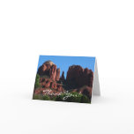 Cathedral Rock in Sedona Arizona Monument Thank You Card