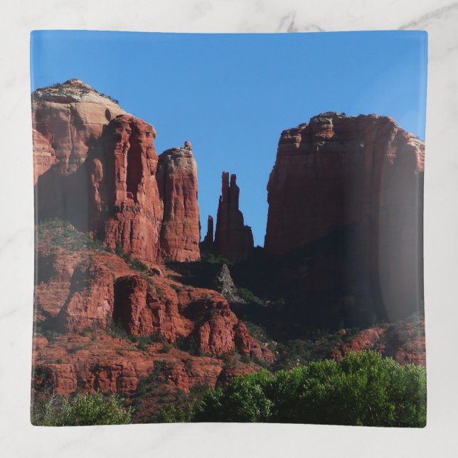 Cathedral Rock in Sedona Arizona Monument Trinket Tray (Front)