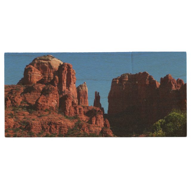 Cathedral Rock in Sedona Arizona Monument Wood Flash Drive (Front)