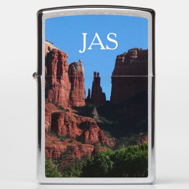 Cathedral Rock in Sedona Arizona Monument Zippo Lighter (Front)