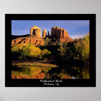 Cathedral Rock Poster by bubbasbunkhouse at Zazzle