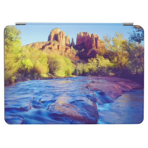 Cathedral Rock reflecting in Oak Creek Arizona iPad Air Cover