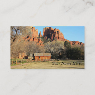 Cathedral Rock Scene Business Card