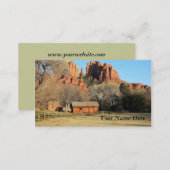 Cathedral Rock Scene Business Card (Front/Back)