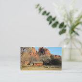 Cathedral Rock Scene Business Card (Standing Front)