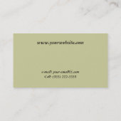 Cathedral Rock Scene Business Card (Back)