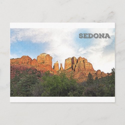Cathedral Rock _ Sedona AZ Postcard