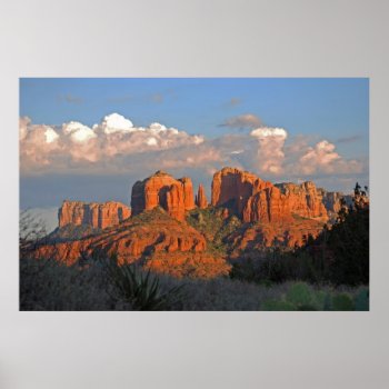 Cathedral Rock Valley 358 Poster by SedonaPosters at Zazzle