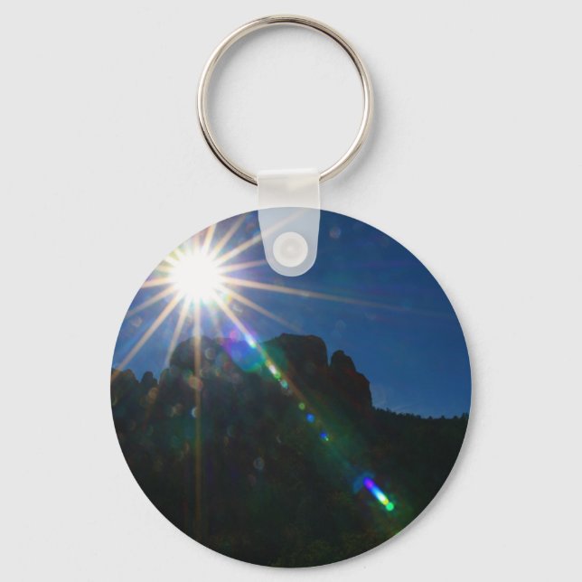 Cathedral Rock Vortex horizontal Keychain (Front)