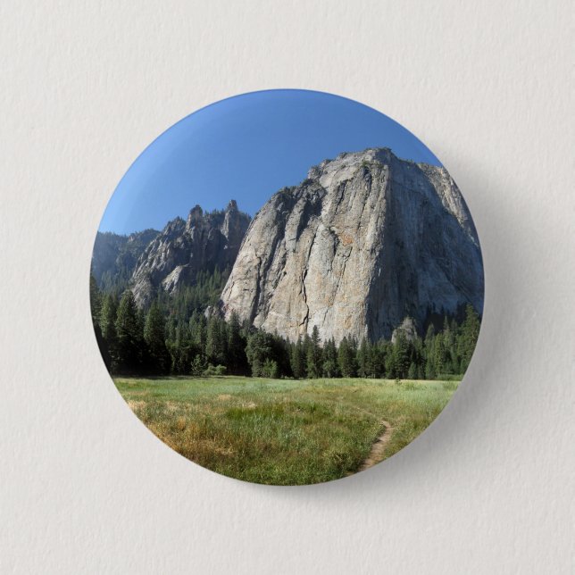 Cathedral Rocks - Yosemite Pinback Button (Front)